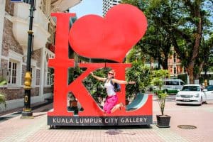 I Love KL Sign in Kuala Lumpur city, Malaysia