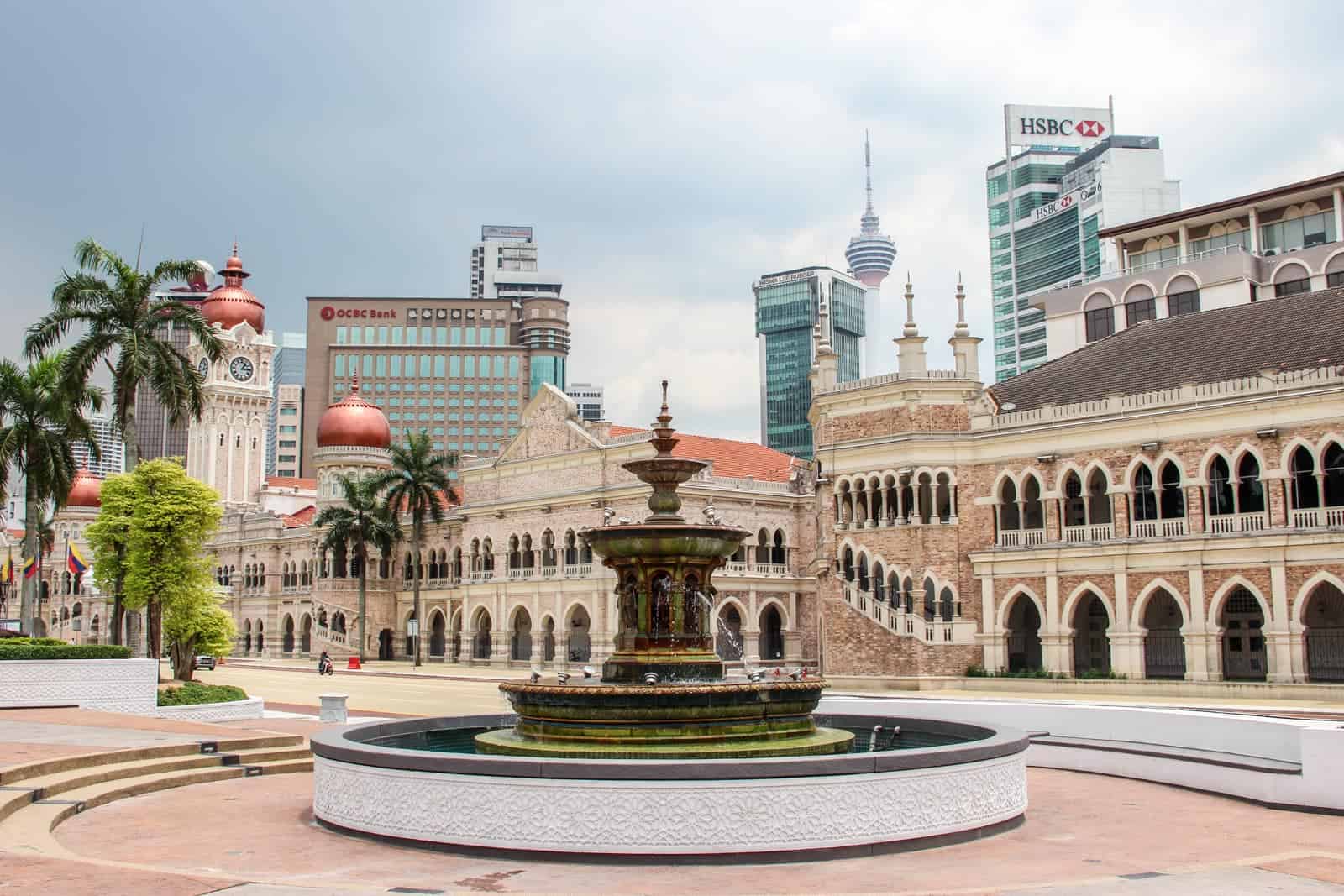 Merdeka Independence Square in Kuala Lumpur, Malaysia