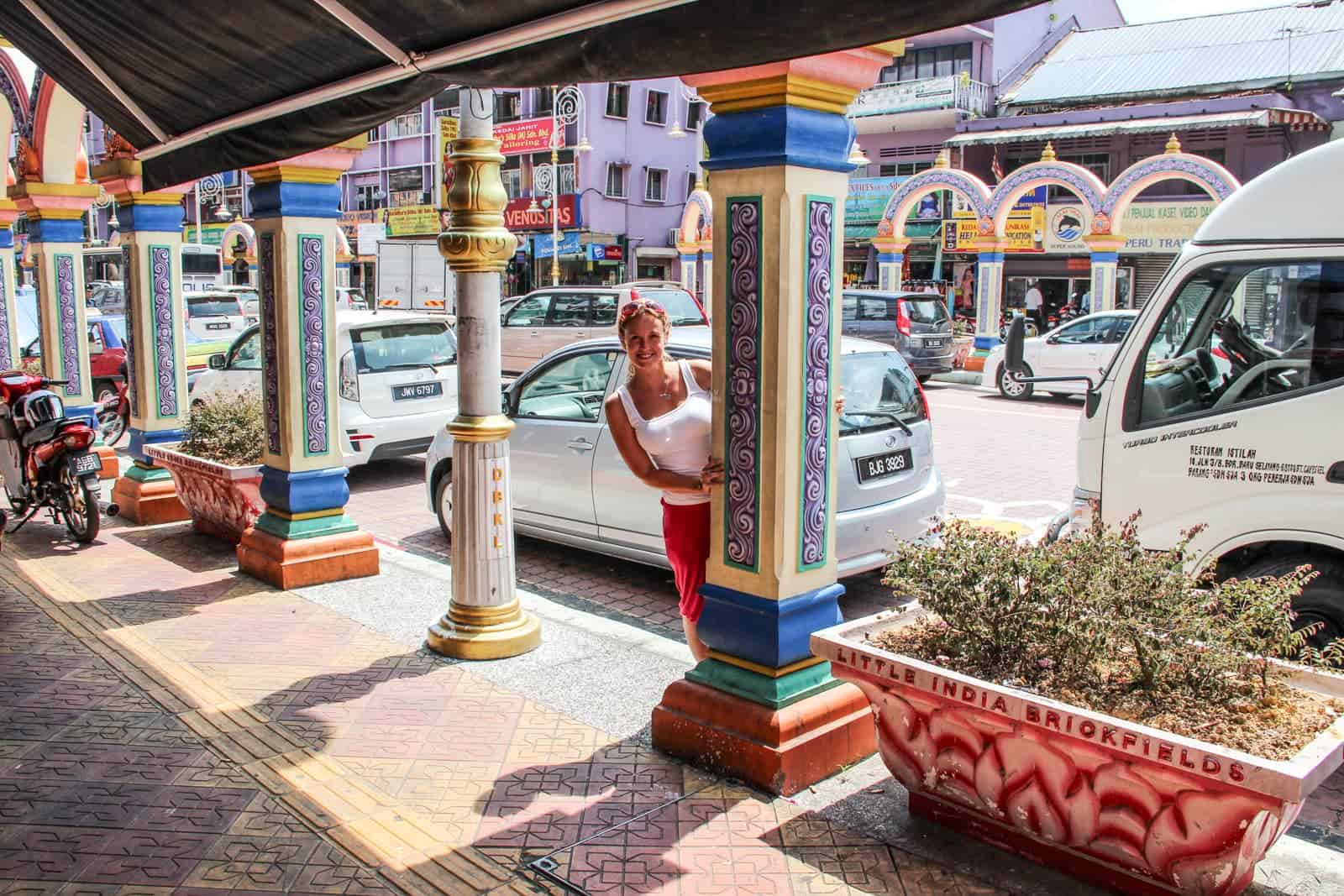 See Little India Brickfields neighbourhood in Kuala Lumpur, Malaysia