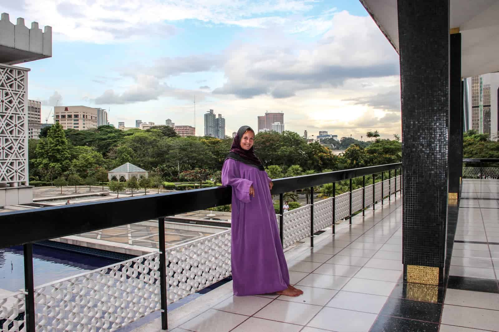 Visiting the National Mosque in Kuala Lumpur