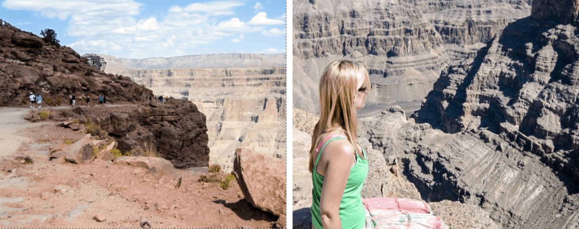Solo traveller on Grand Canyon day trip from Las Vegas