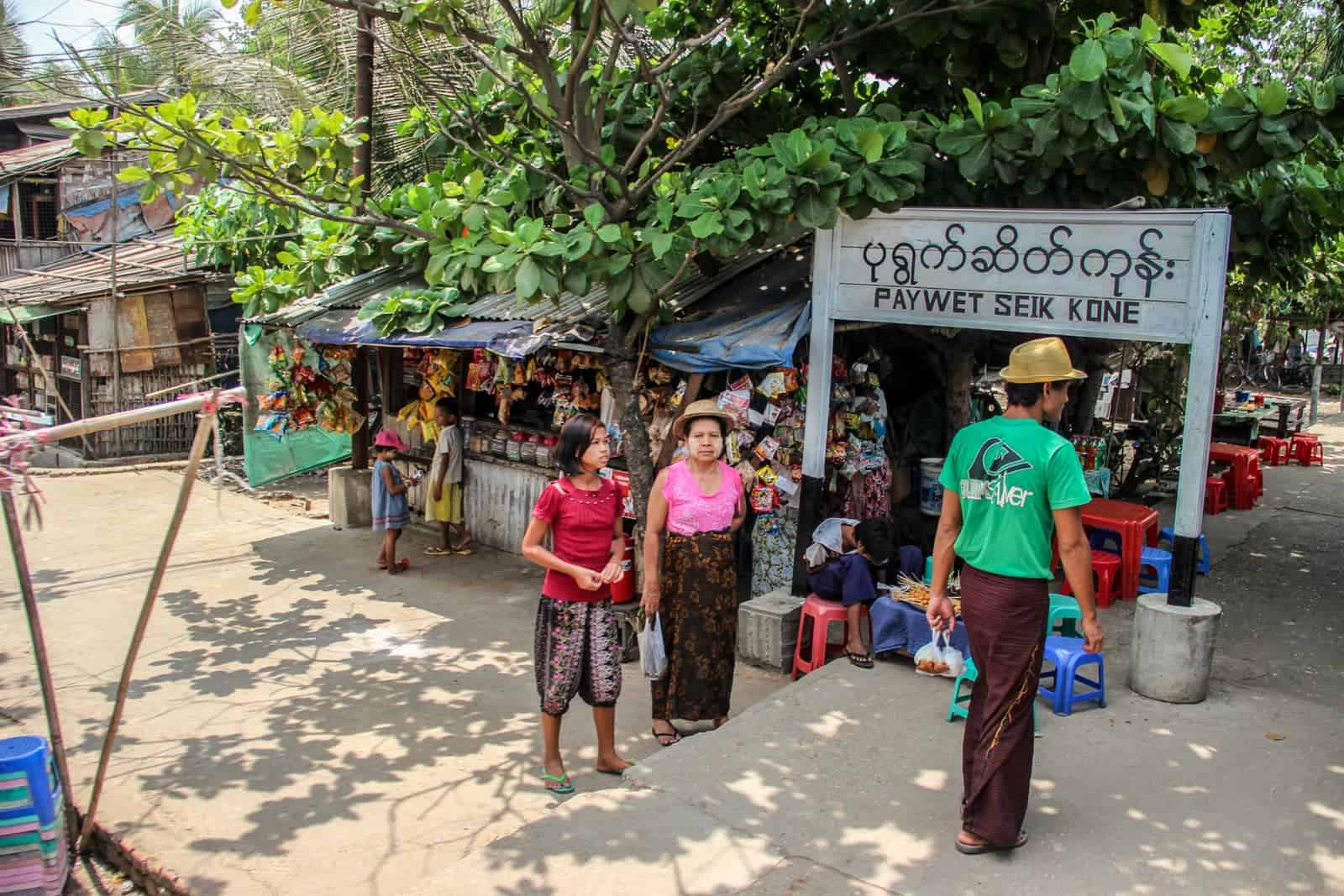 Journey of the Yangon Circular Line Train in Myanmar