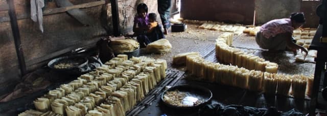 Bean curd factory Myanmar