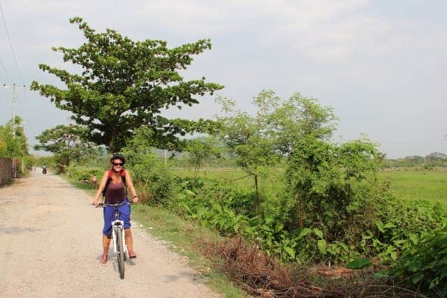 Biking in Mandalay