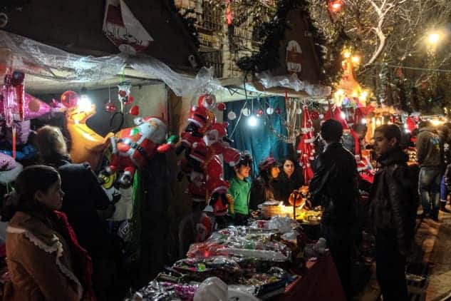 Christmas in Nazareth Old City, Israel