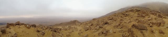 Hiking the Ramon Crater, Mitzpe Ramon, Negev Desert, Israel