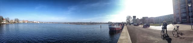 Potsdam island, waterside, Germany