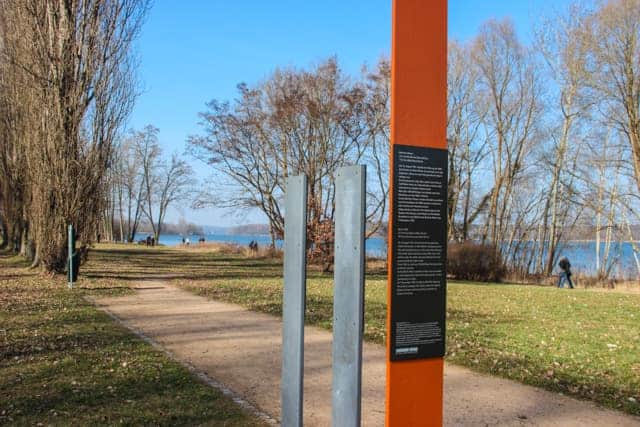 Berlin Wall route in Potsdam, Germany