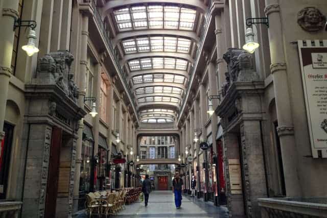 Courtyards arcades, Leipzig, Germany