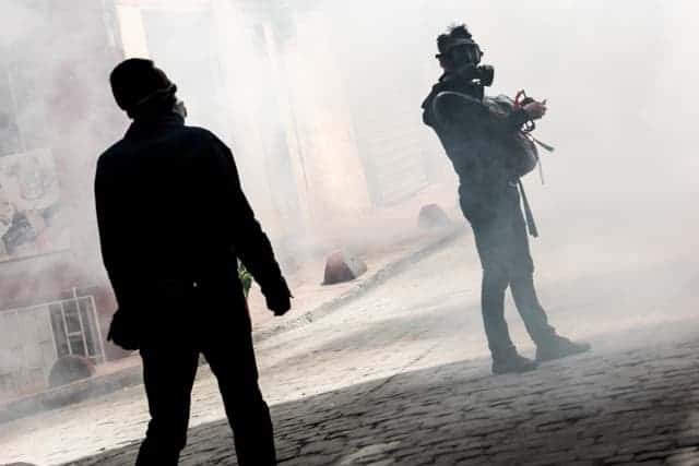 May Day Protests, Taksim Square, Istanbul, Turkey