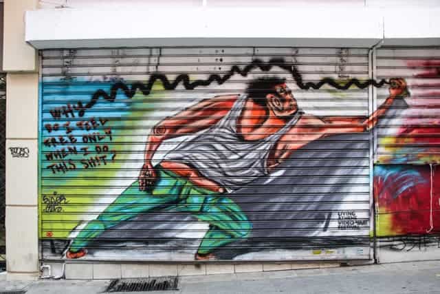 Street Art in Athens, Greece