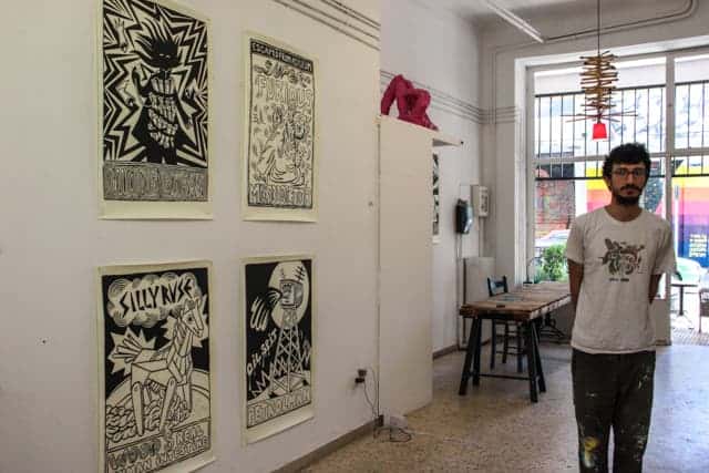 Street Artist gallery in Athens, Greece
