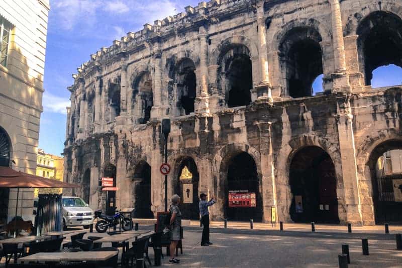 Ampitheatre, Nimes, south of France