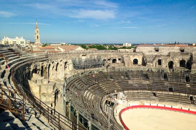 Ampitheatre, Nimes, south of France