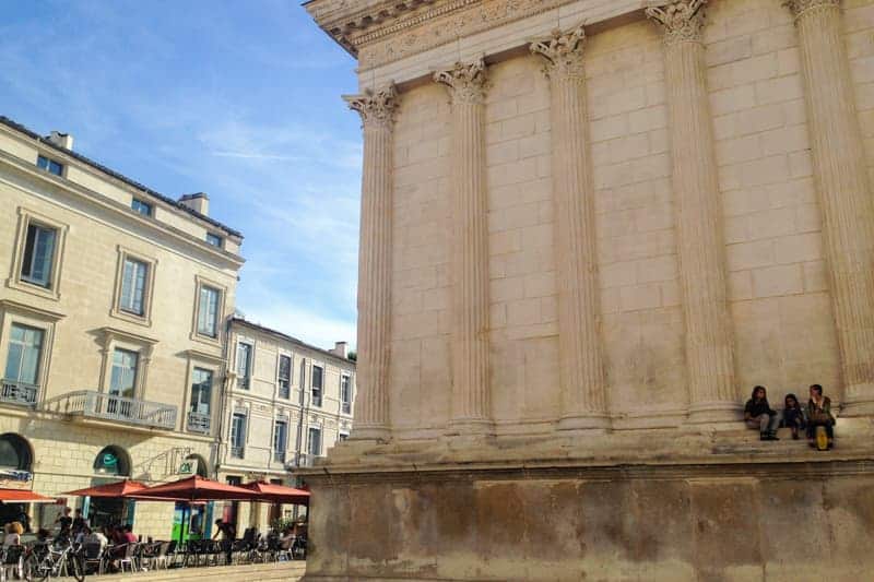 The Maison Caree (Square House), Nimes, south of France