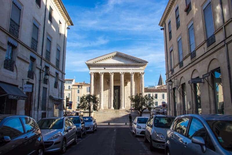 The Maison Caree (Square House), Nimes, south of France