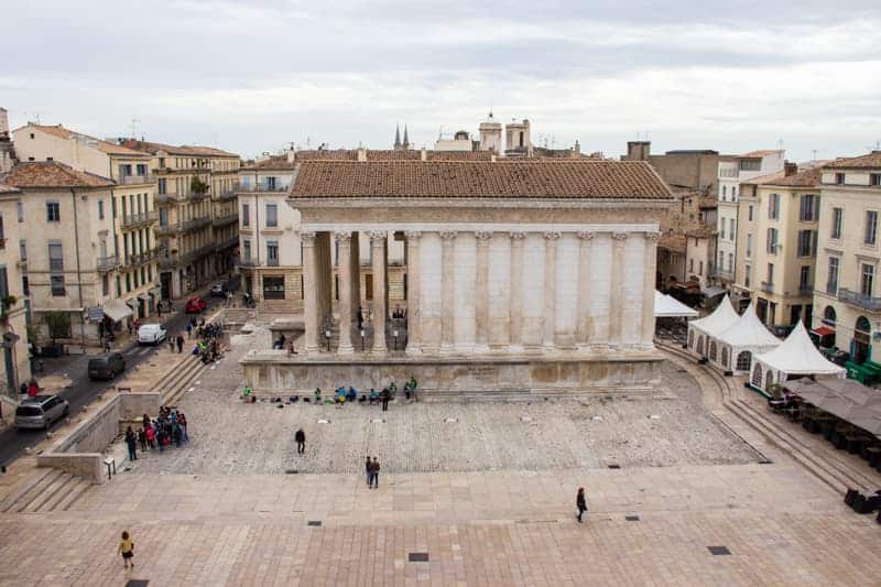 The Maison Caree (Square House), Nimes, south of France