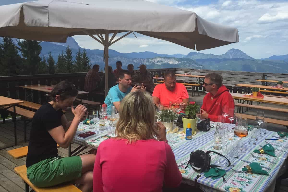 Austrian mountain hut, Tirol, Austria