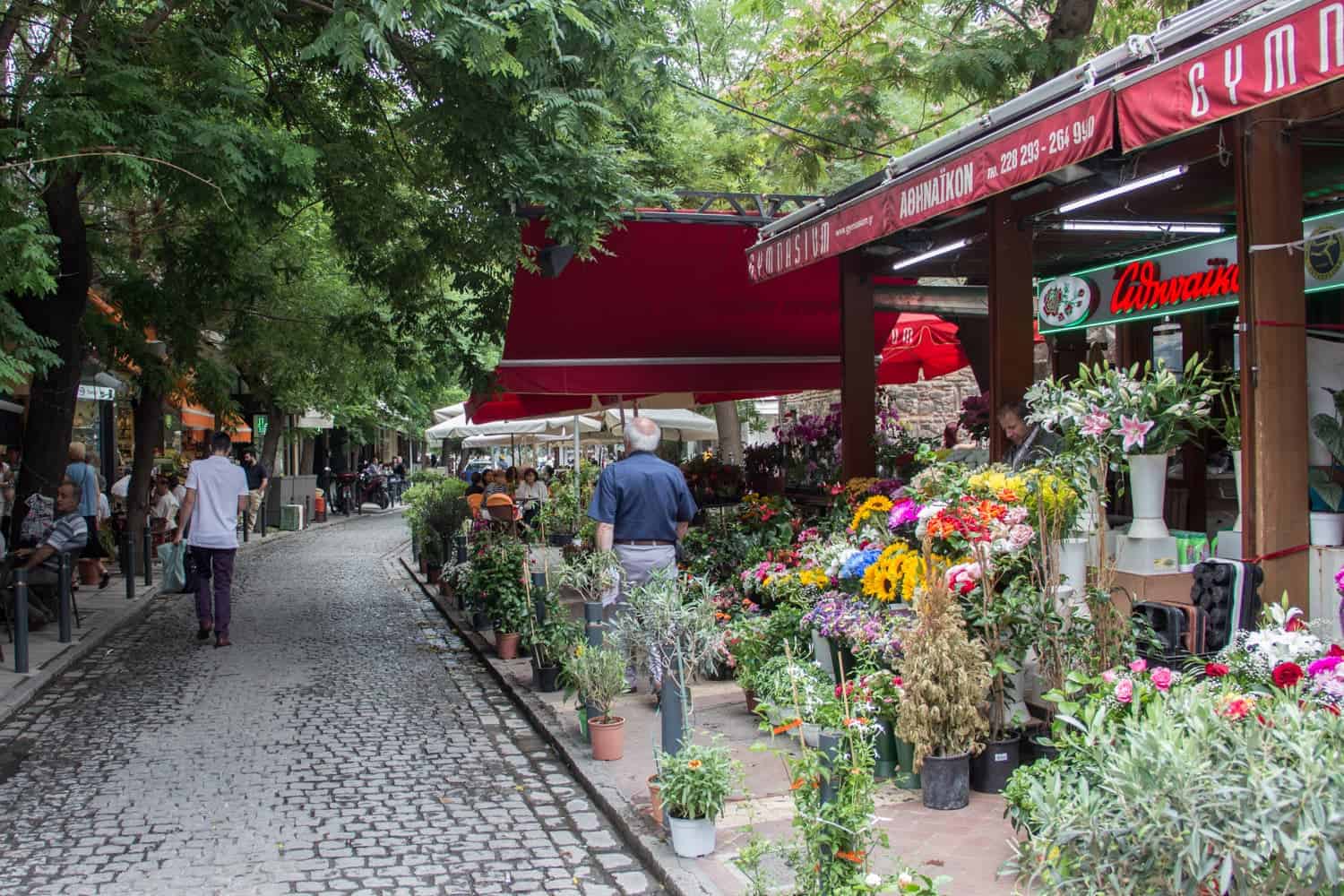 Flower Market, Thessaloniki, Northern Greece