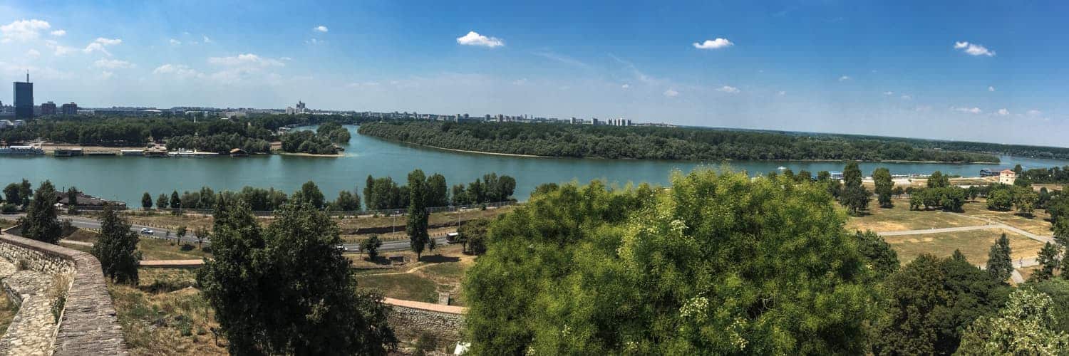 View from Fortress, Belgrade, Serbia