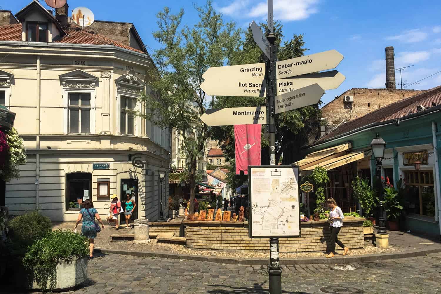 Skadarlija, Belgrade, Serbia