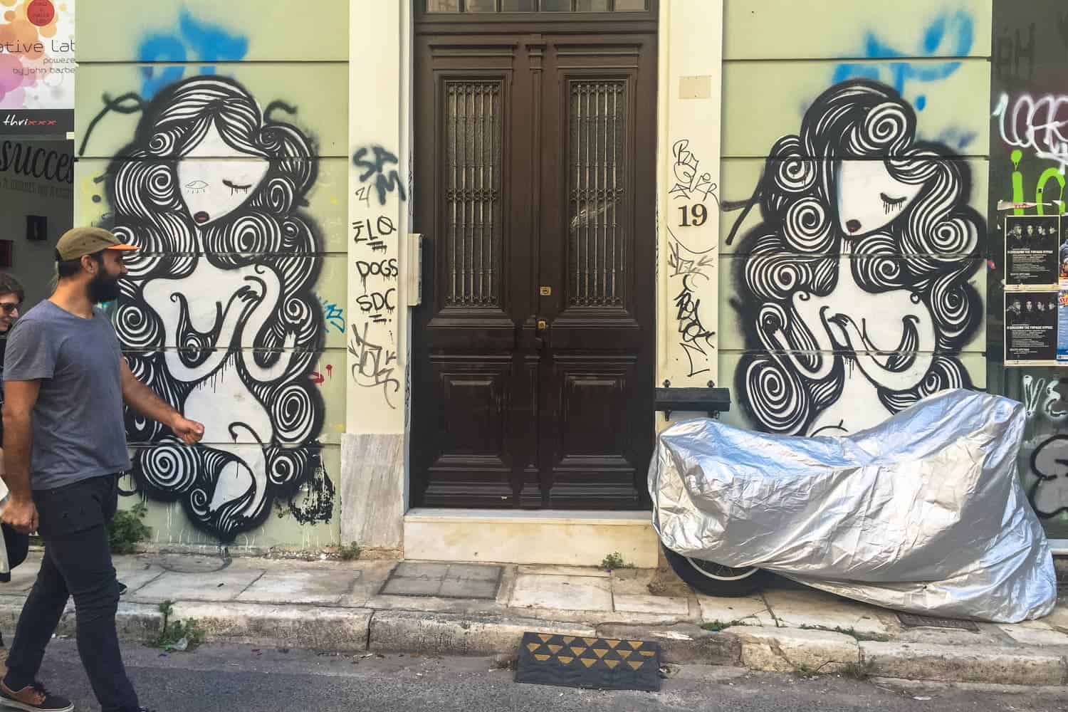 Street Art in Athens, Greece
