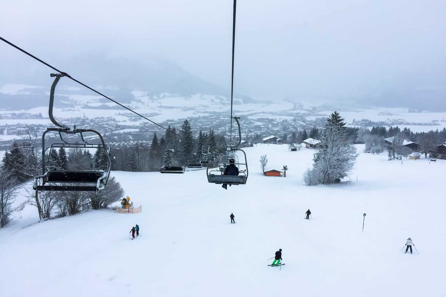 Skiing in Tirol, Austria, Kitzbüheler Alpen