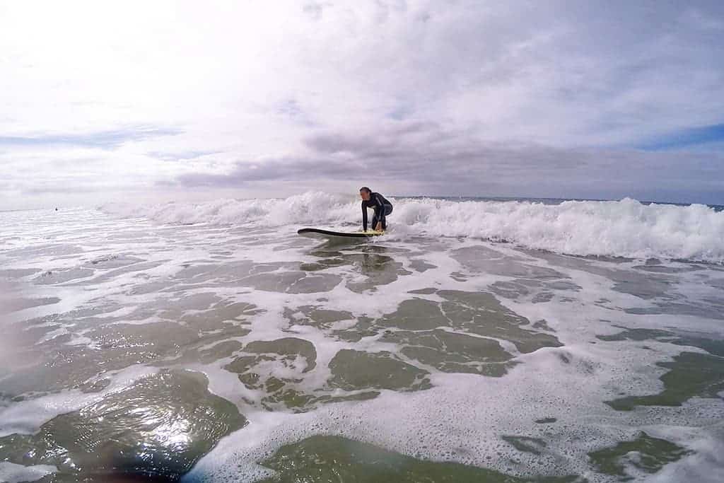 Surf lesson in Torquay beach, Victoria, Australia Road Trip