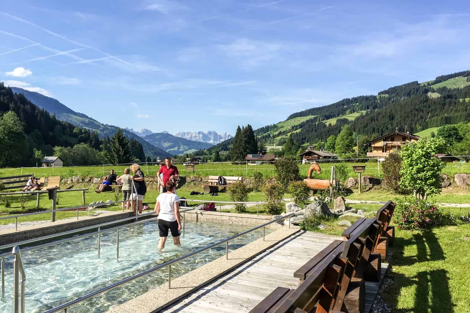 Kneipp facilities, Tirol in sping and summer, Austria