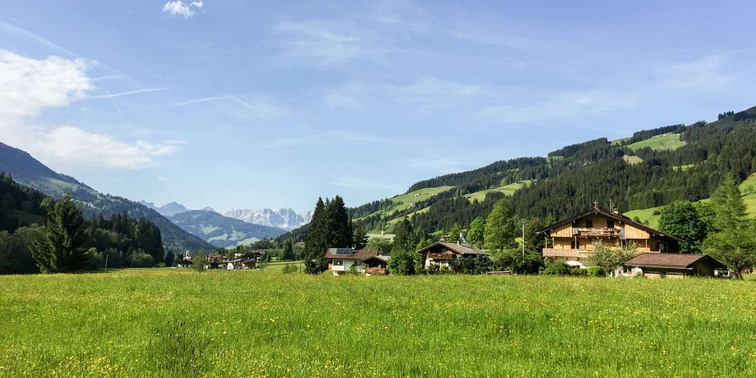 Tirol village, Austria spring summer