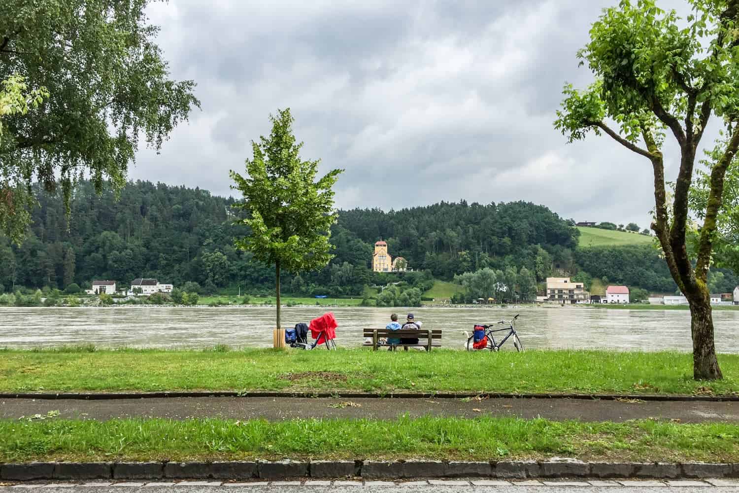 Aschach vllage, Danube Cycle Path, Austria