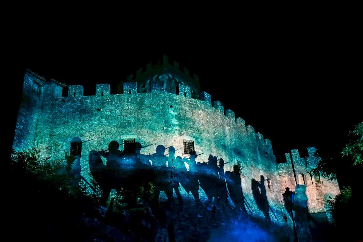 Medieval Festival in San Marino, Medieval Days Tower Light Show