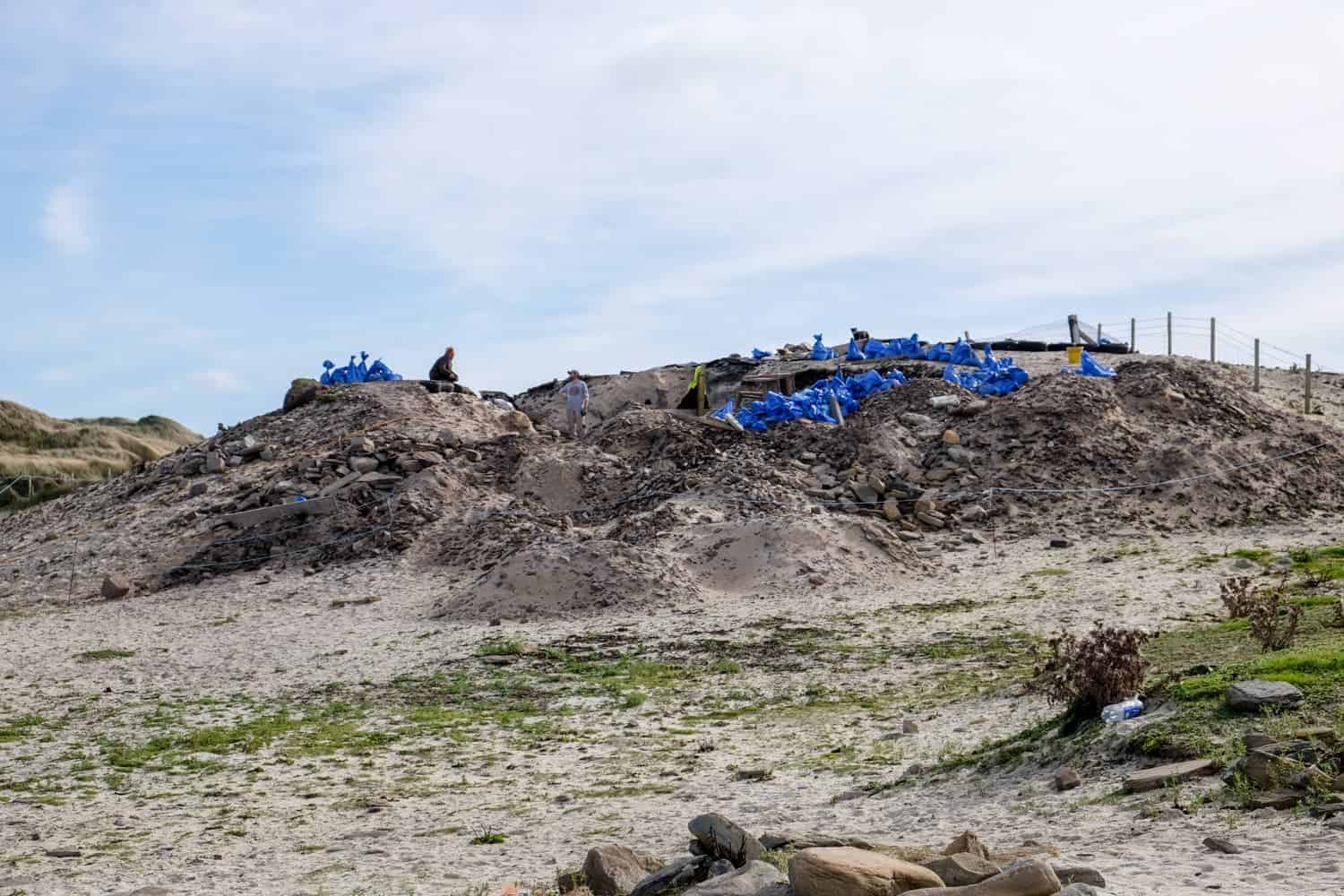 Links of Noltland archelogical site, Westray, Orkney, Scotland