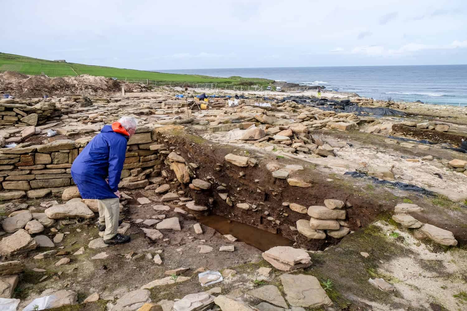 Links of Noltland archelogical site, Westray, Orkney, Scotland