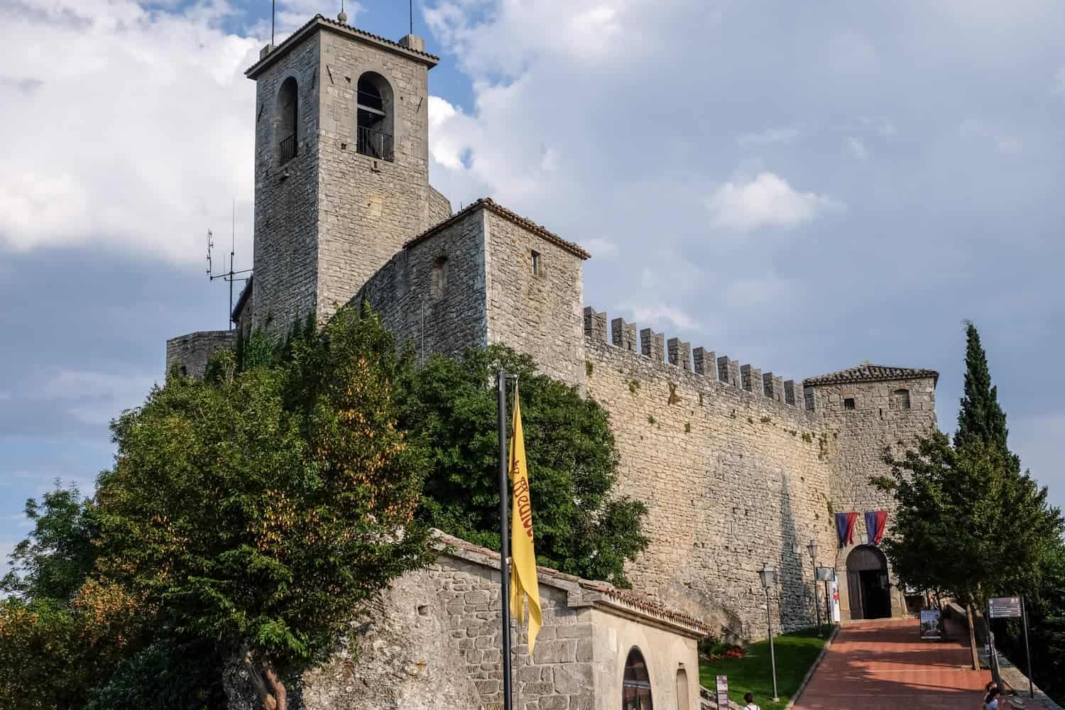 Primera torre Guaita en San Marino