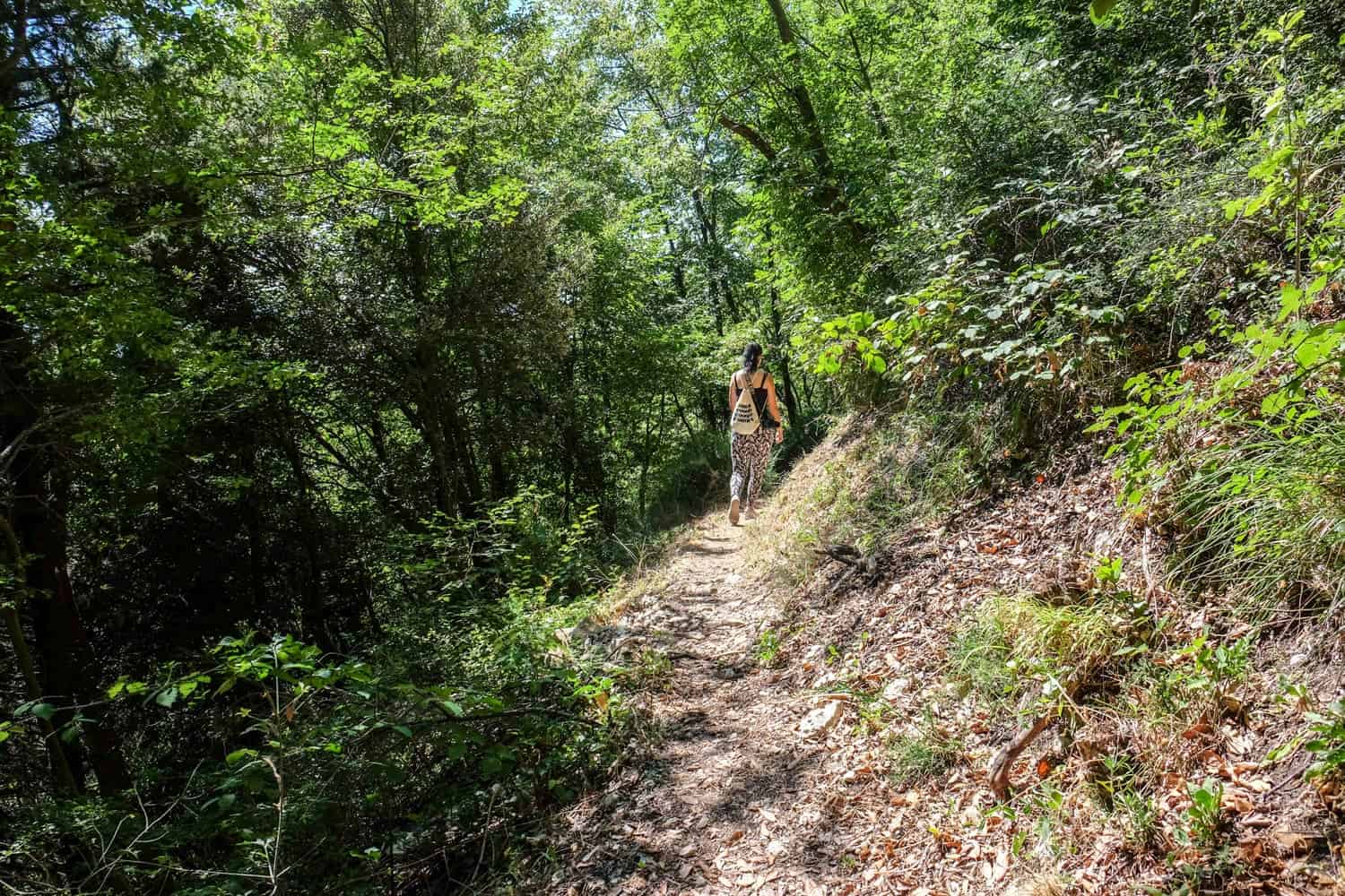 Hike Mount Titano. San Marino, Italy, Emilia Romagna