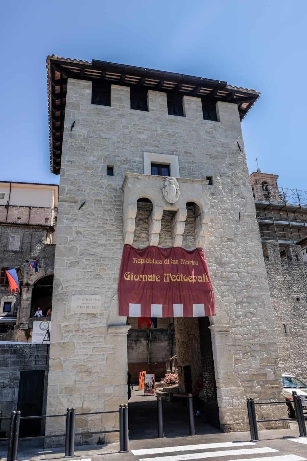 Saint francis Gate San Marino, Italy, Emilia Romagna