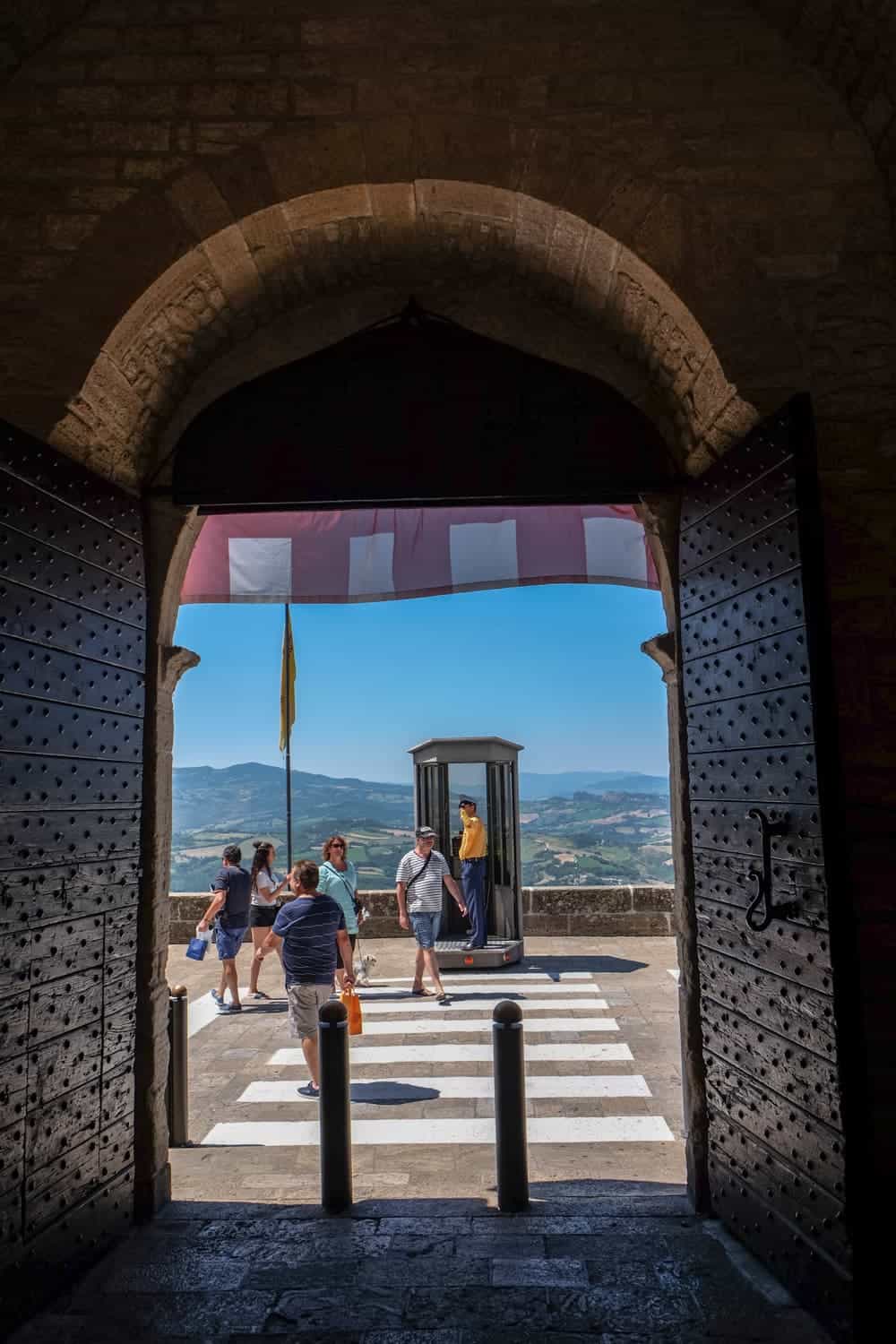 St Francis Gate San Marino, Italy, Emilia Romagna