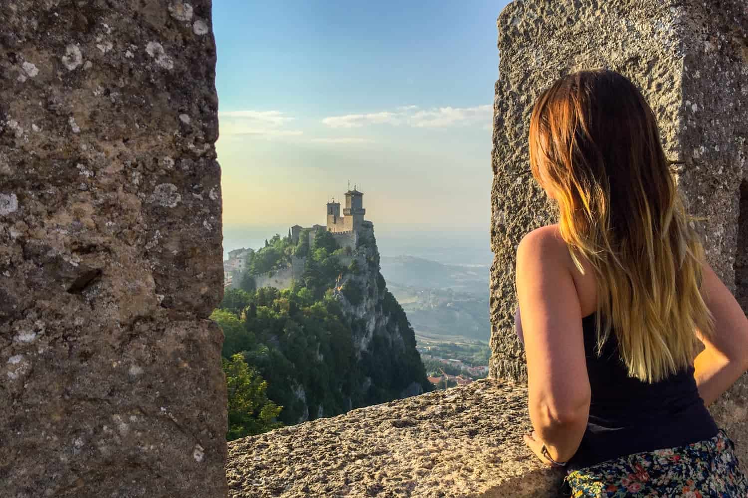 View of San Marino from one of the old city towers