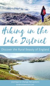 Hiking in the Lake District pin