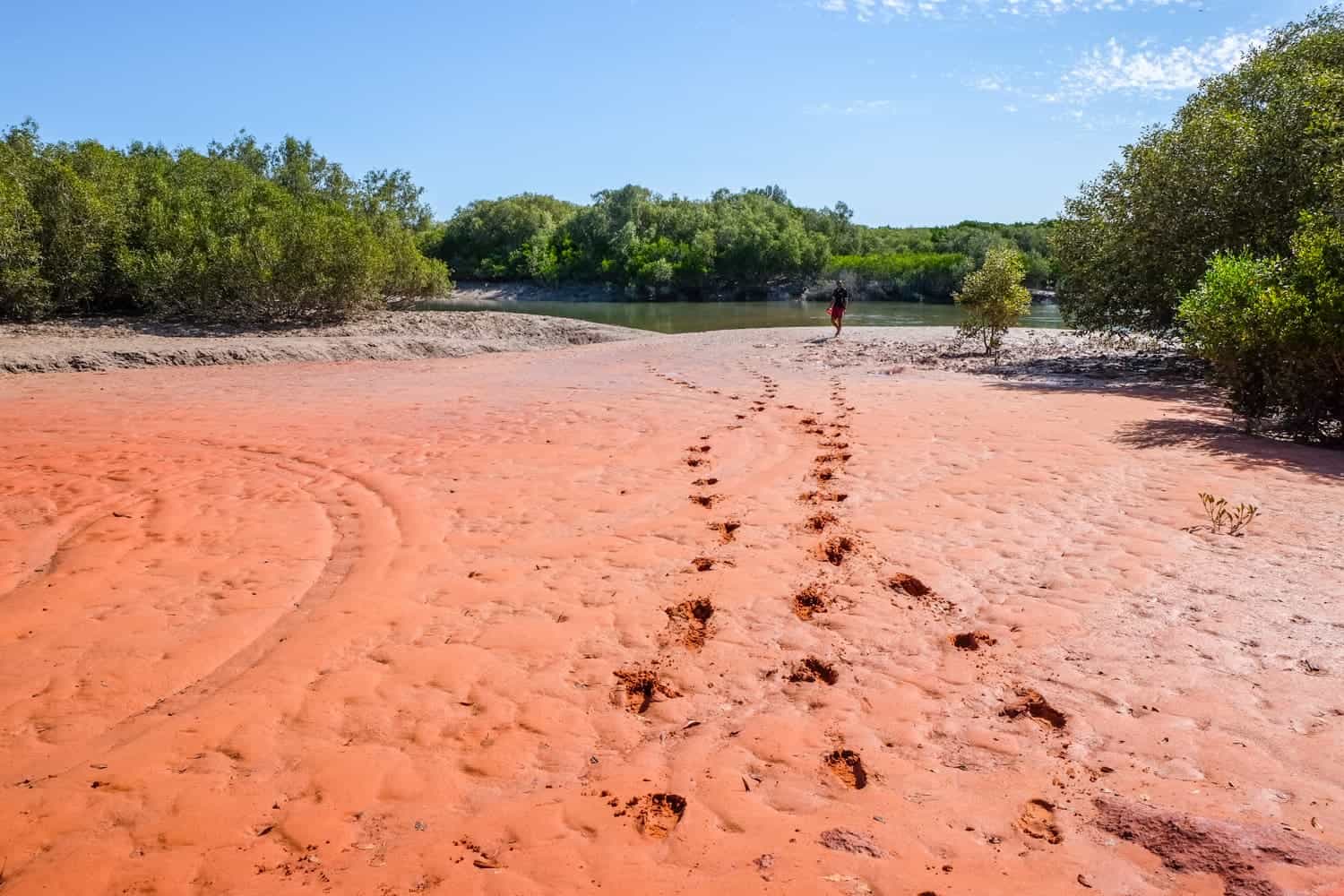 Bard Creek in the Aboriginal outback of Broome, Western Australia