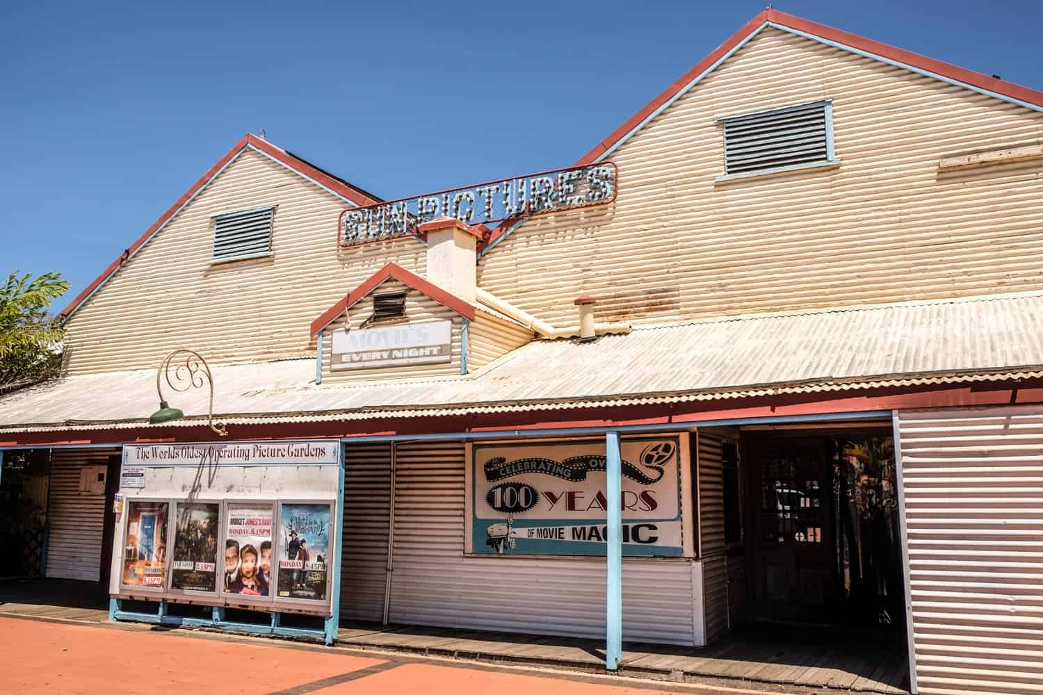 Sun Pictures cinema on Carnarvon Street in Broome, Western Australia