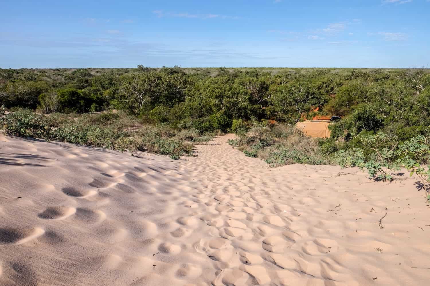 Aboriginal burial site in the outback of Broome, Western Australia