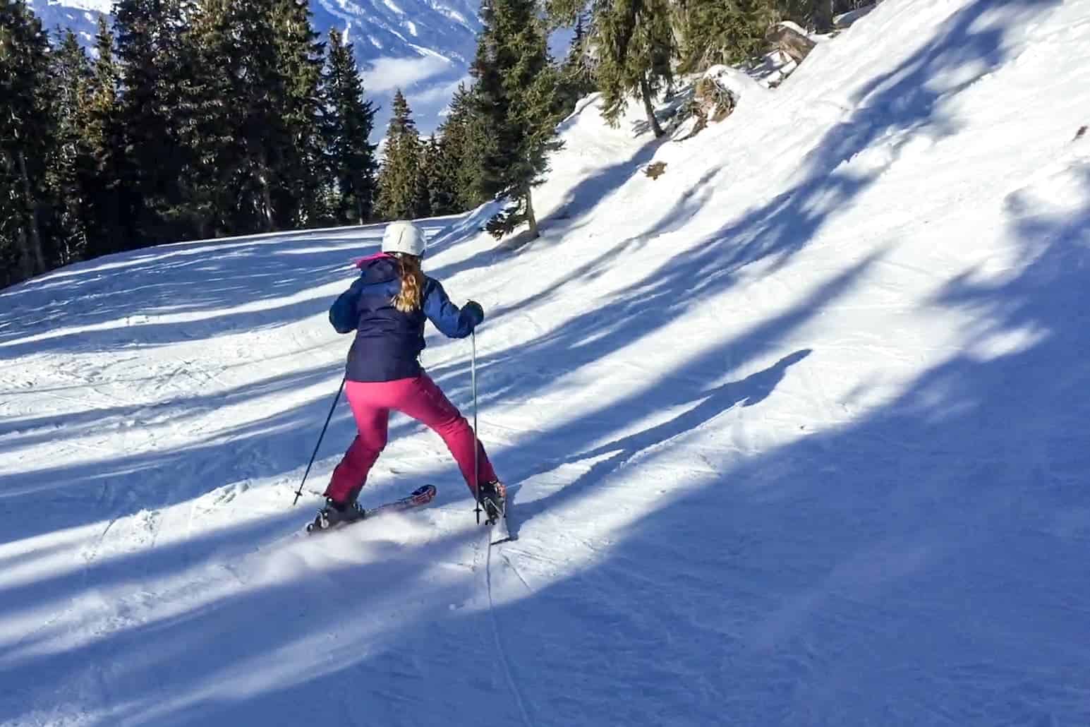 Skiing in Alpbachtal, Austria at Ski Jewel