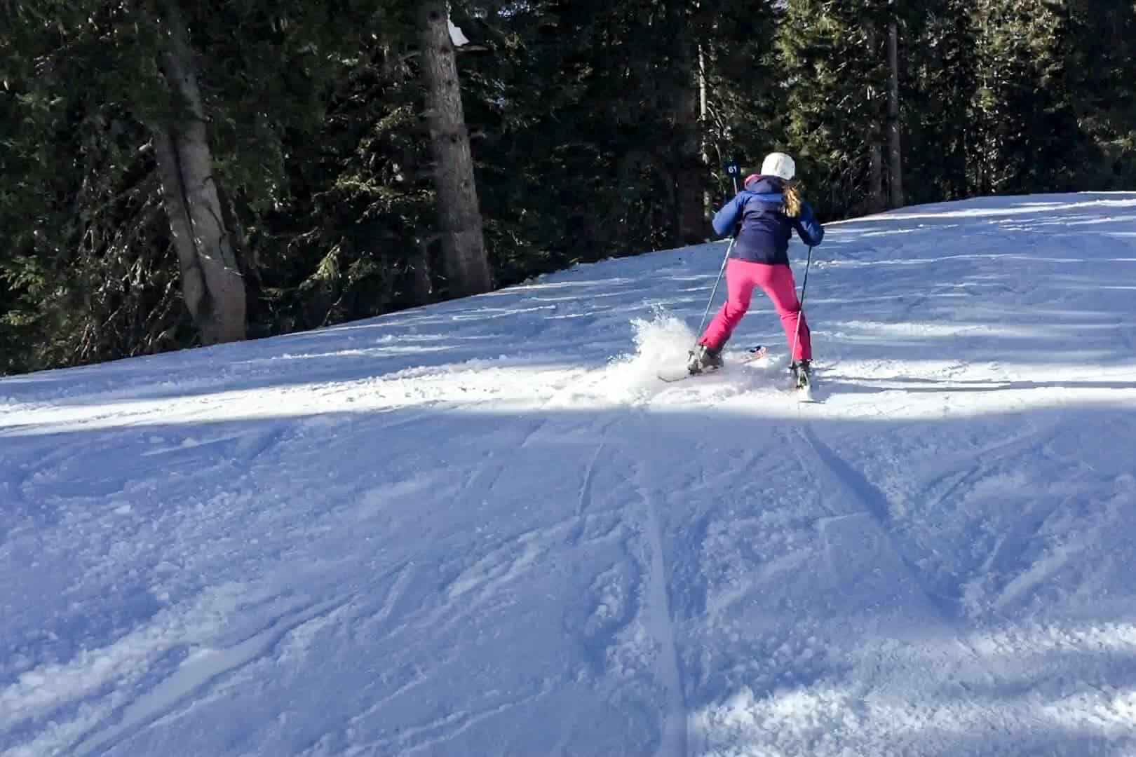 Skiing in Alpbachtal, Austria at Ski Jewel