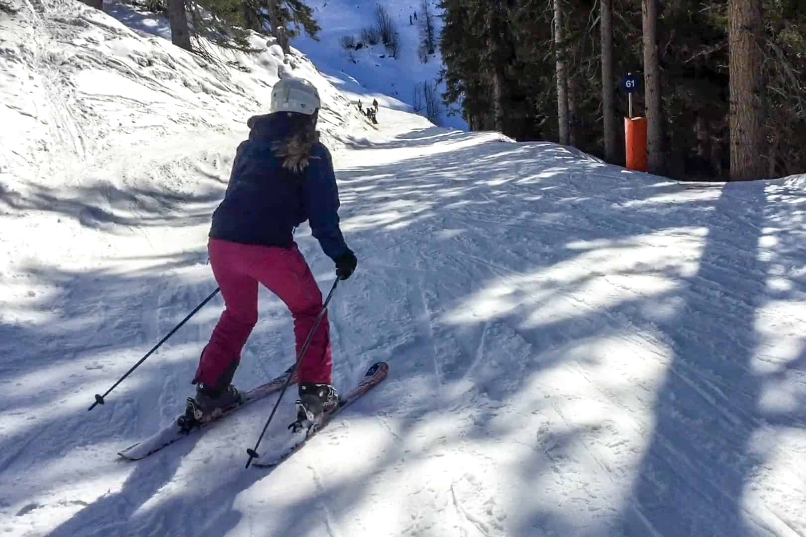 Skiing in Alpbachtal, Austria at Ski Jewel