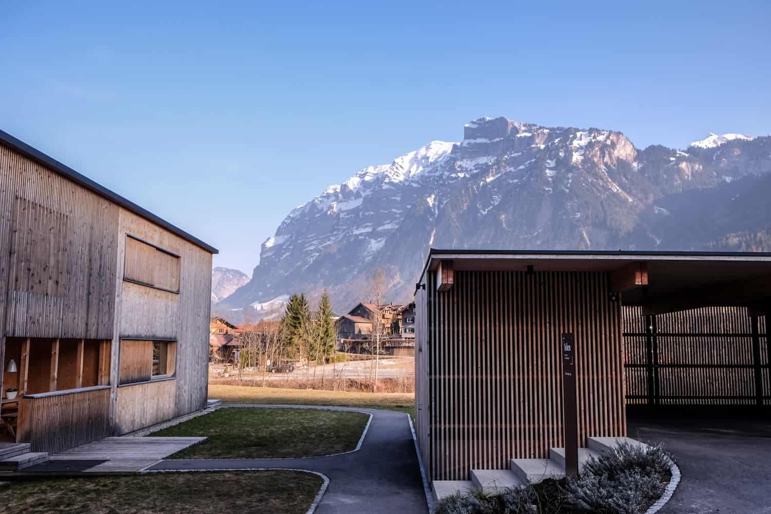 Modern alpine house style in Mellau, Vorarlberg, Austria