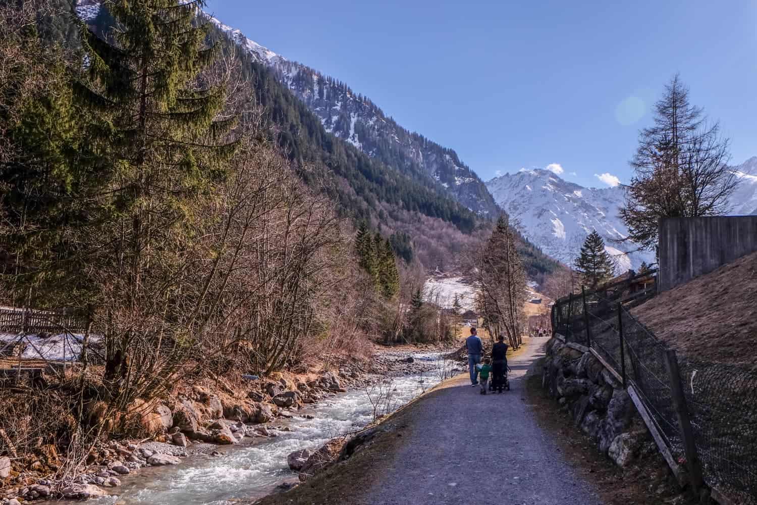 Nature in Brand village in Vorarlberg, Austria