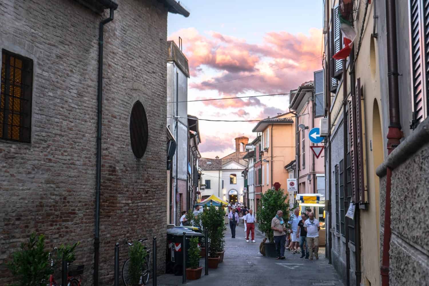 Forlimpopoli during Festa Artusiana in Italy