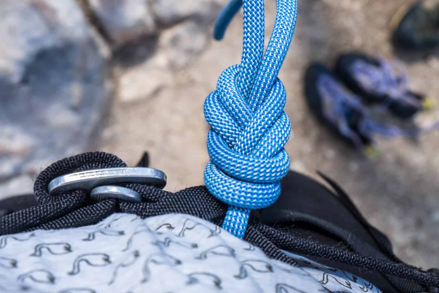 Equipment prep during Rock Climbing Lessons in Achensee, Tirol, Austria